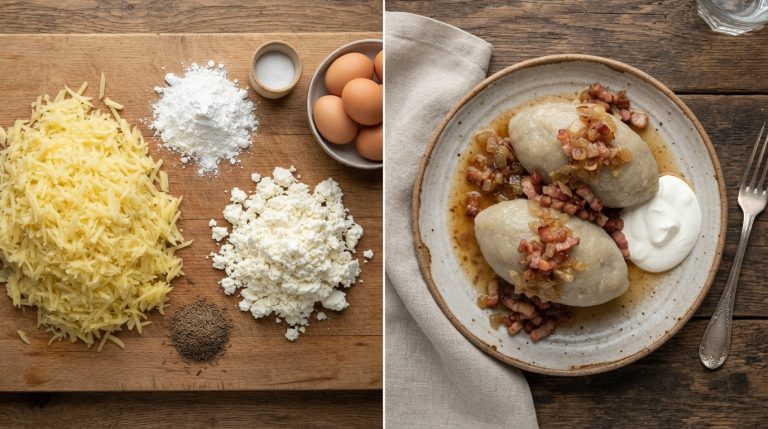 Cepelinai su varške